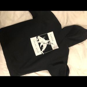 Black “shred til your dead” hoodie